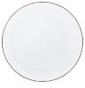 Assiette à  diner brun acajou - Raynaud